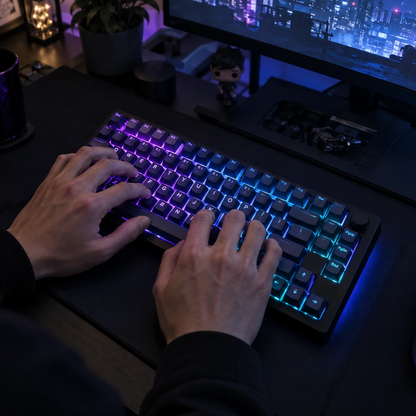 75% Hot-Swap Mechanical Keyboard with RGB Backlight